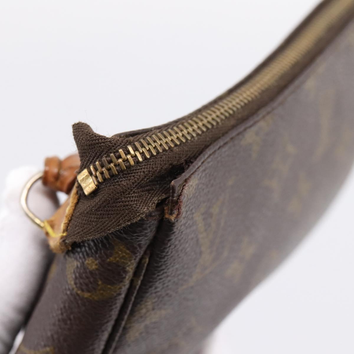 LOUIS VUITTON Monogram Pochette Accessoires Pouch M51980 LV Auth BA16373