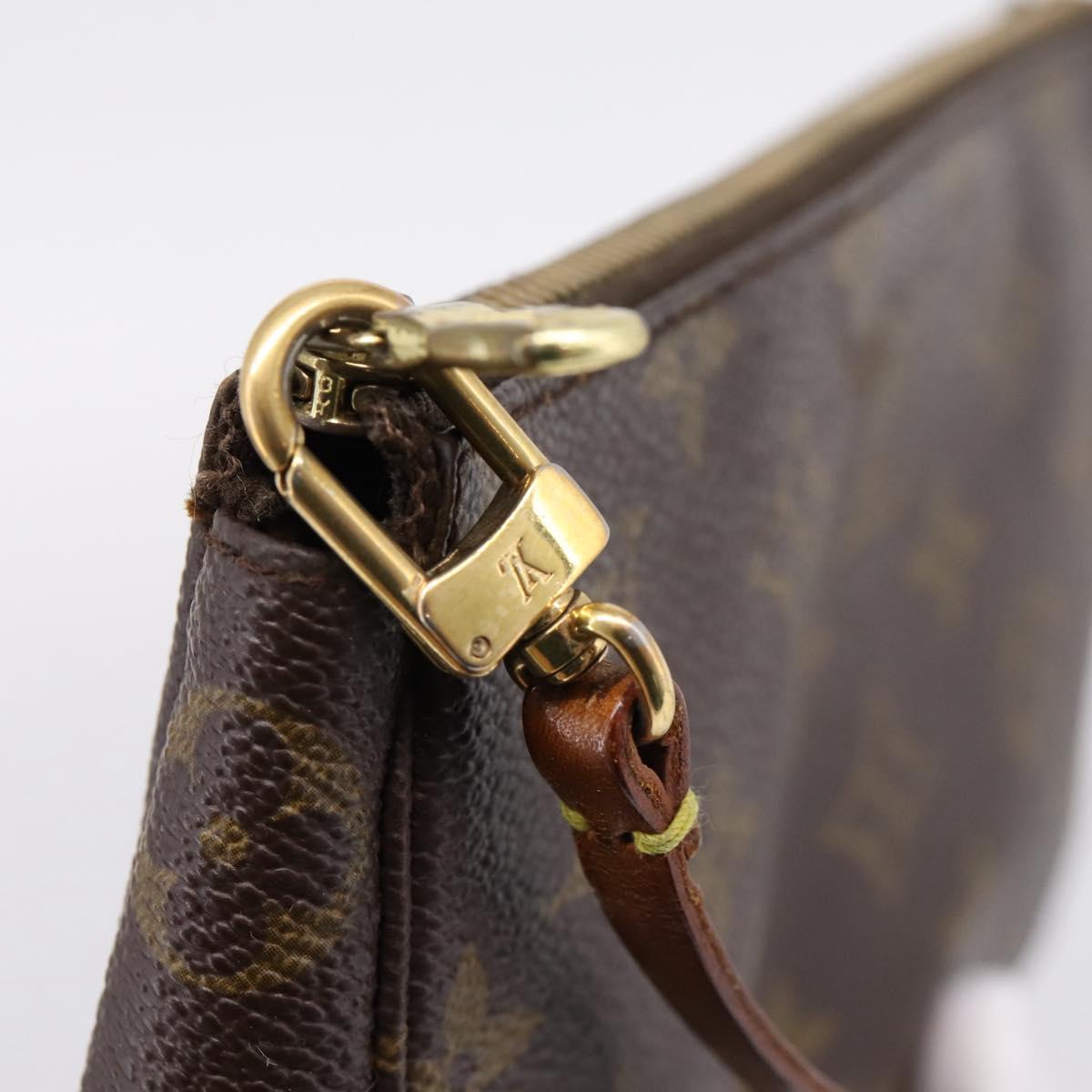 LOUIS VUITTON Monogram Pochette Accessoires Pouch M51980 LV Auth BA16373