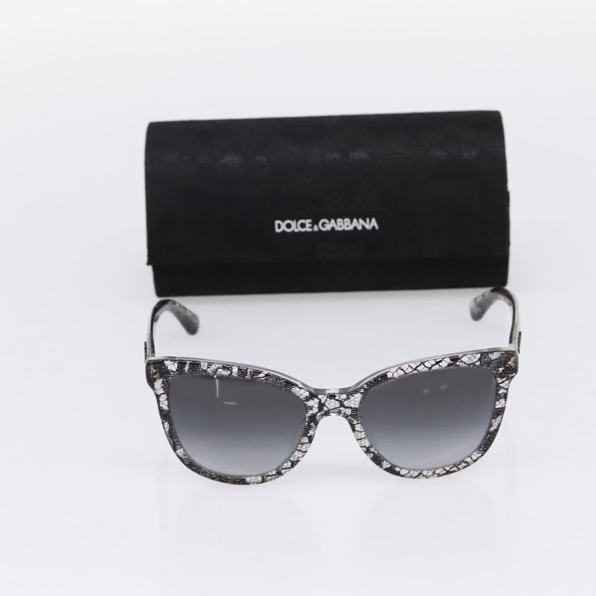 Dolce & Gabbana Sunglasses Plastic Black Gold Auth BA16381V
