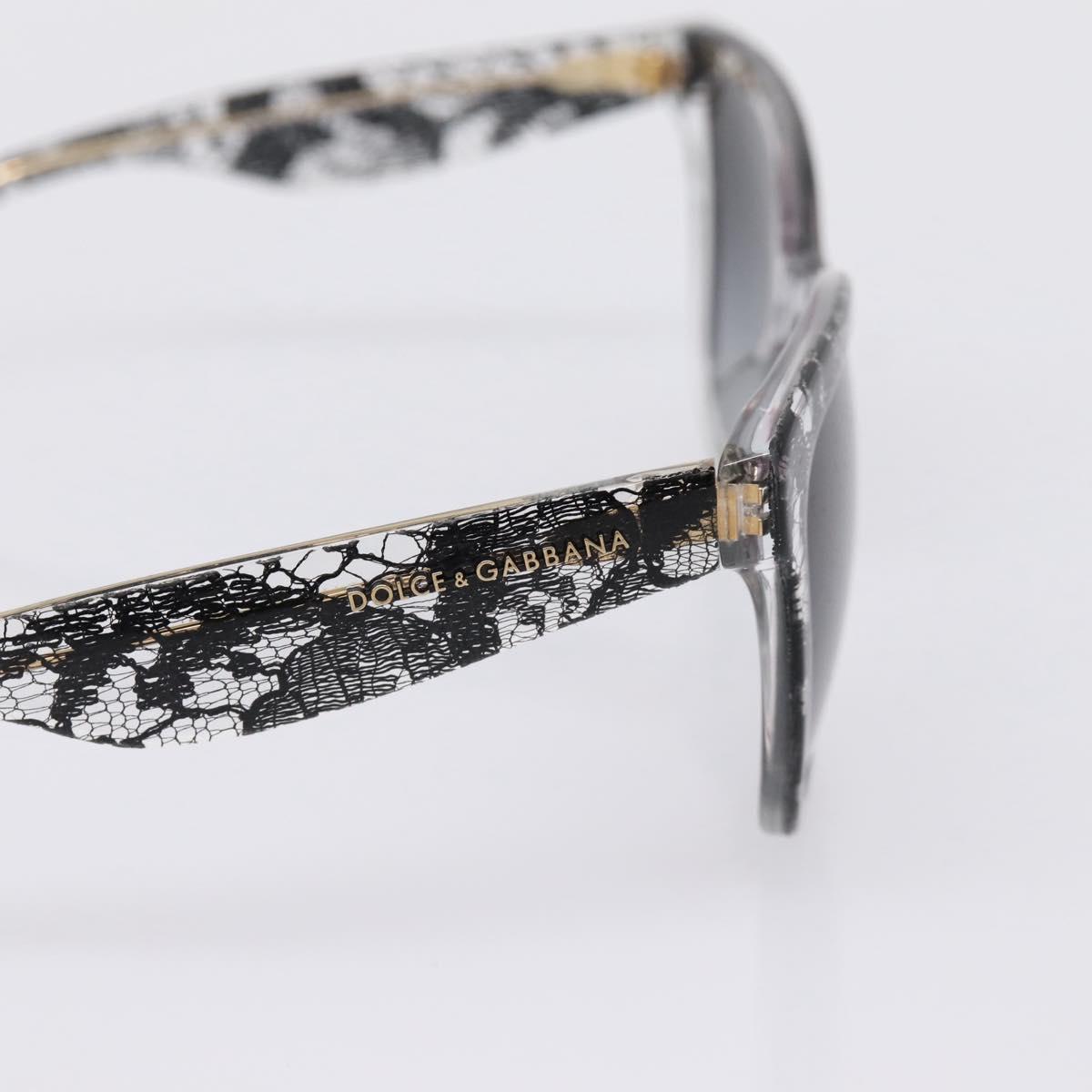 Dolce & Gabbana Sunglasses Plastic Black Gold Auth BA16381V