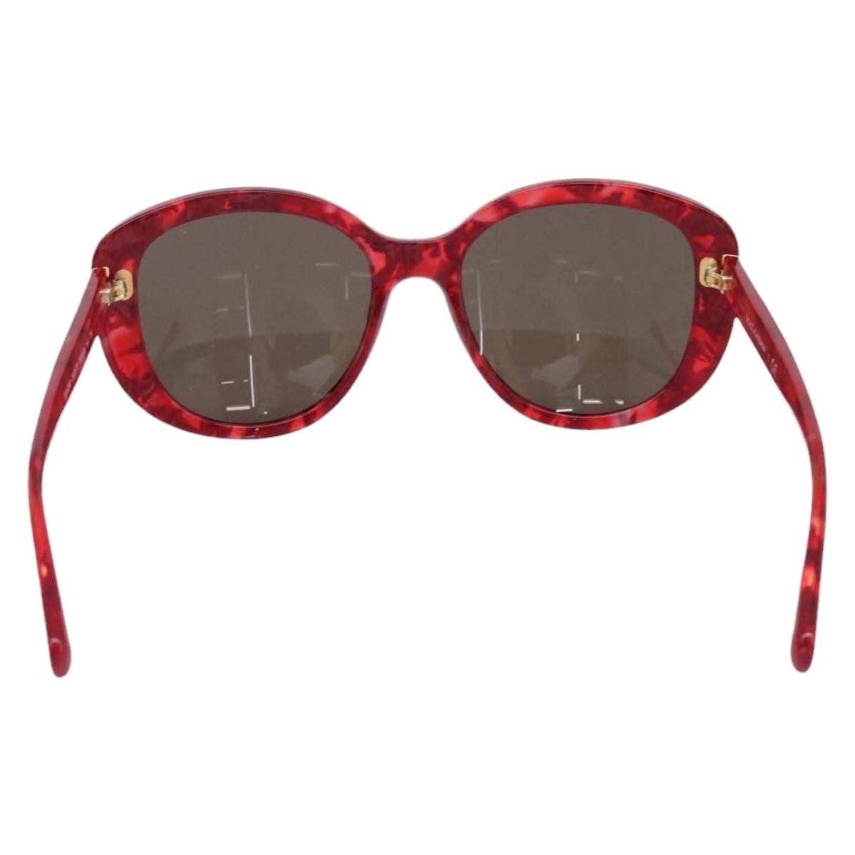 Dolce & Gabbana Sunglasses Plastic Red Gold Auth BA16382V