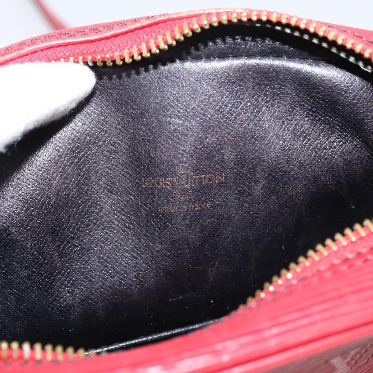 LOUIS VUITTON Epi Danube Shoulder Bag Red M45637 LV Auth BA16385