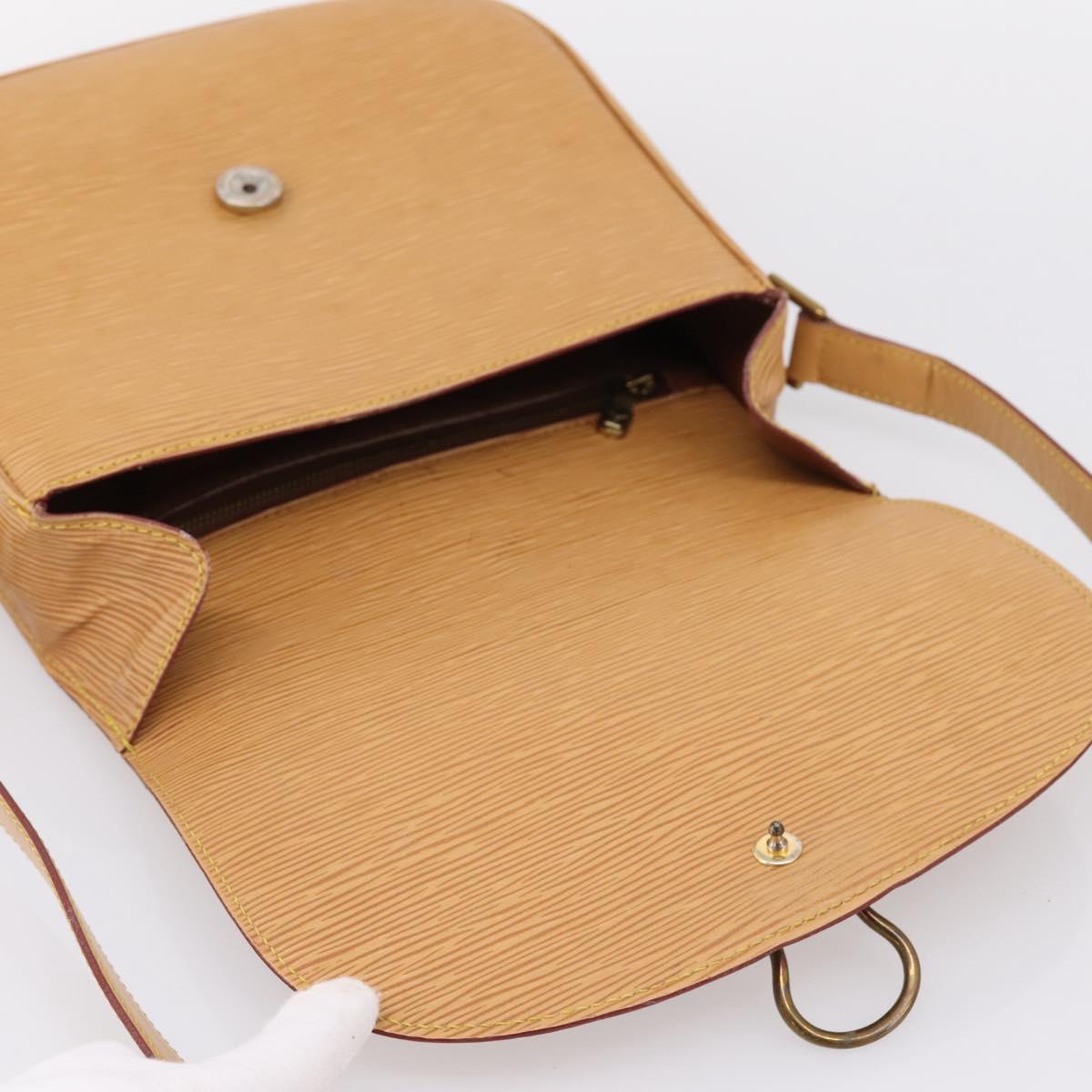 LOUIS VUITTON Epi Saint Cloud GM Shoulder Bag Beige M52196 LV Auth BA16391