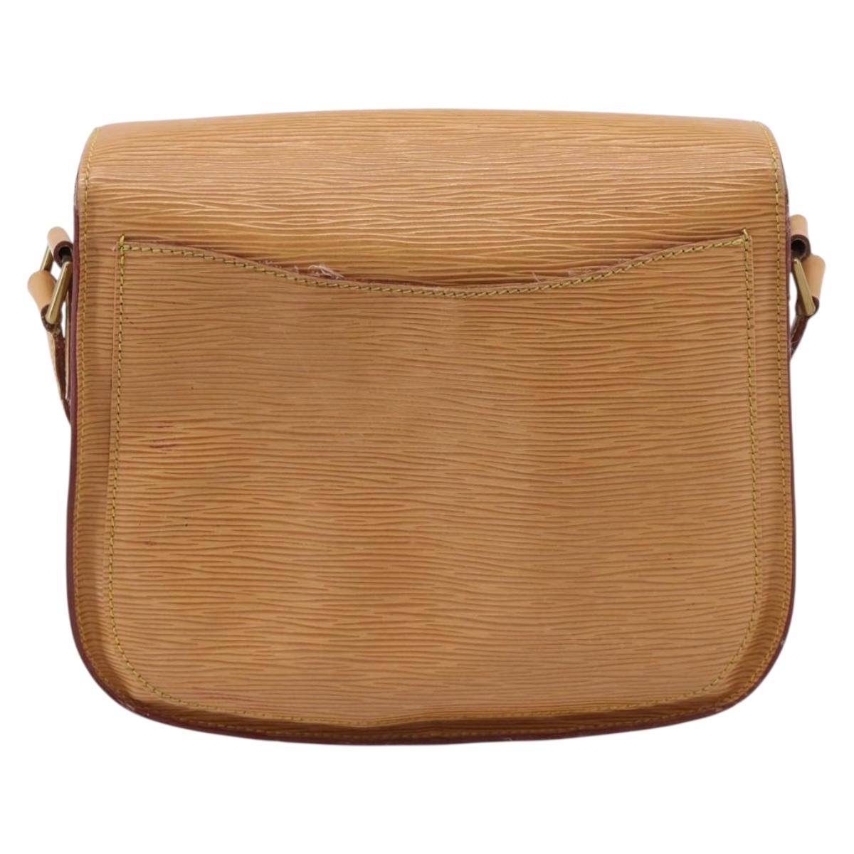 LOUIS VUITTON Epi Saint Cloud GM Shoulder Bag Beige M52196 LV Auth BA16391