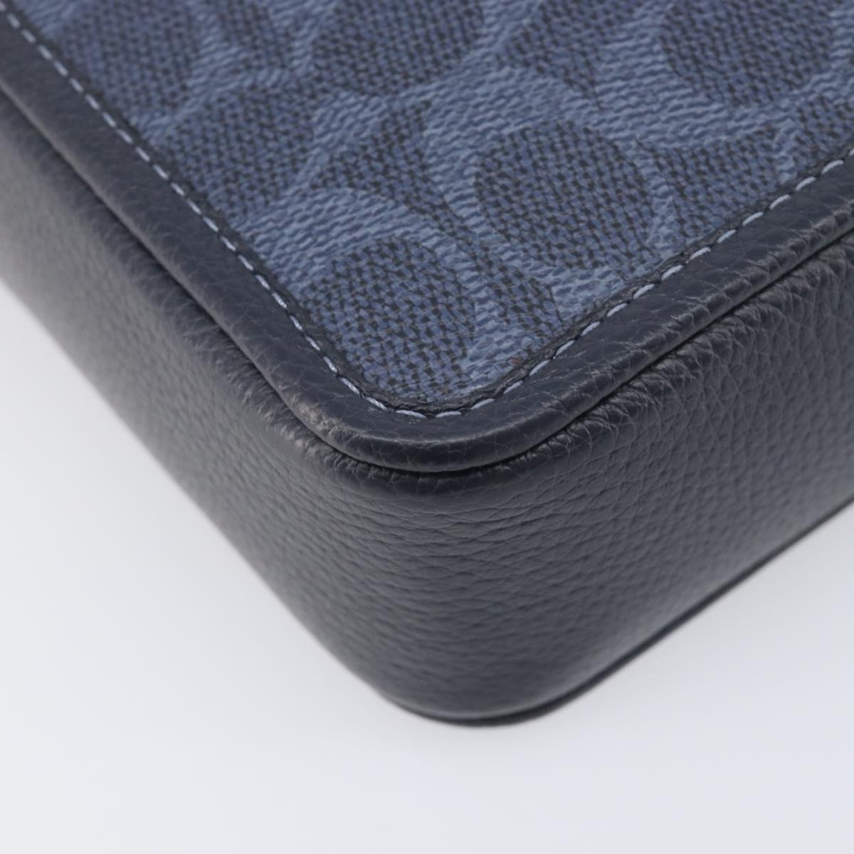 Coach Shoulder Bag Leather Blue Auth BA16394A