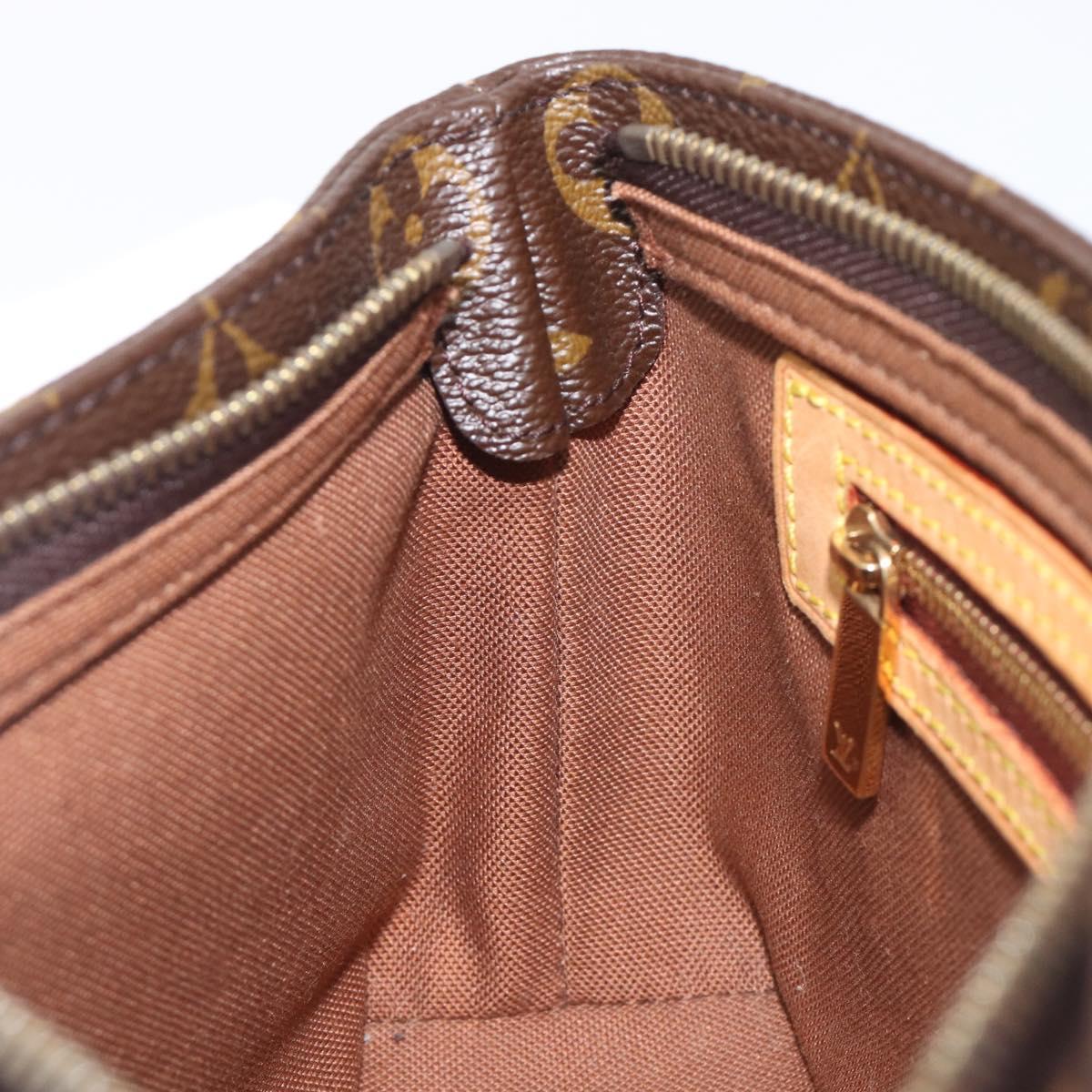 LOUIS VUITTON Monogram panda Trotteur Shoulder Bag M51241 LV Auth BA16423V