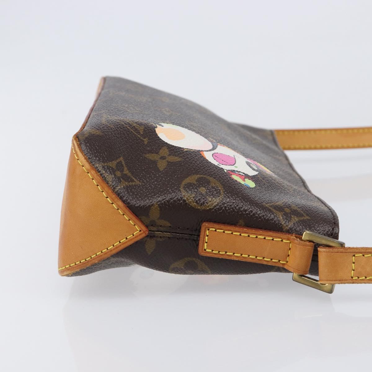LOUIS VUITTON Monogram panda Trotteur Shoulder Bag M51241 LV Auth BA16423V