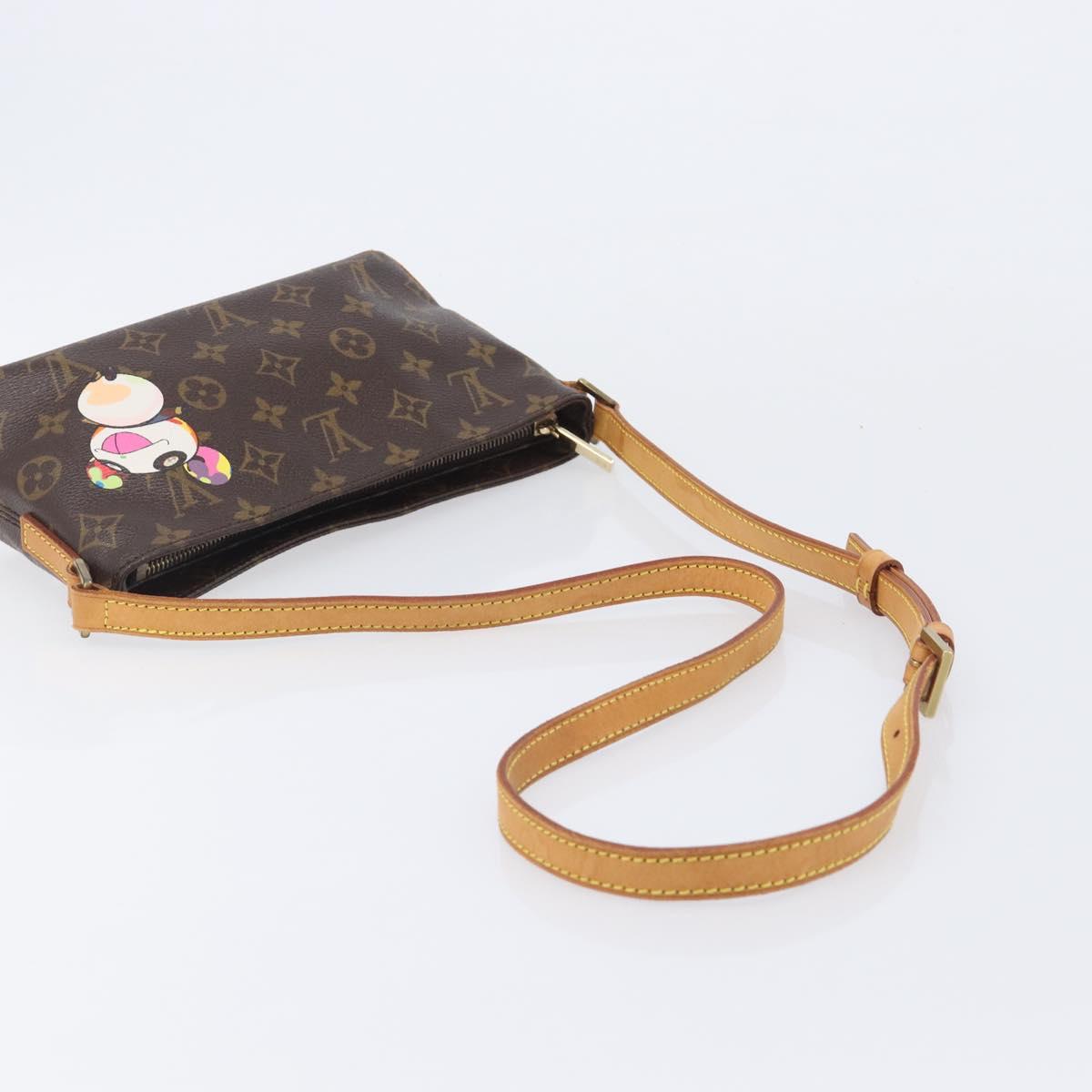 LOUIS VUITTON Monogram panda Trotteur Shoulder Bag M51241 LV Auth BA16423V