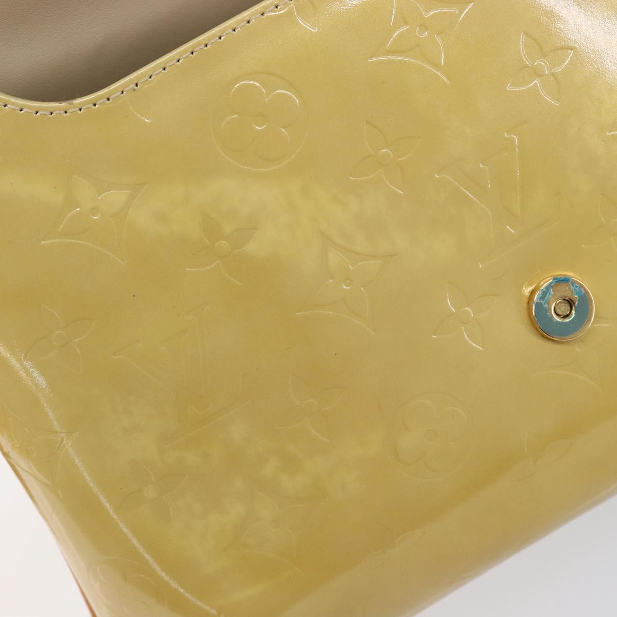 LOUIS VUITTON Monogram Vernis Thompson Street Bag Beige M91301 LV Auth BA16424A