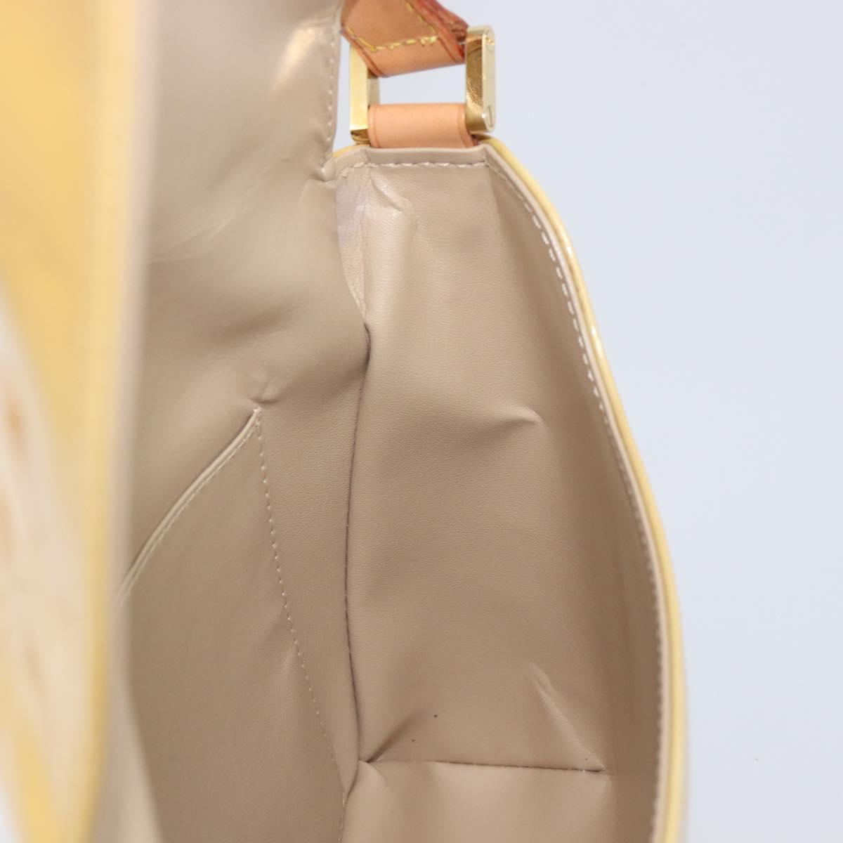 LOUIS VUITTON Monogram Vernis Thompson Street Bag Beige M91301 LV Auth BA16424A