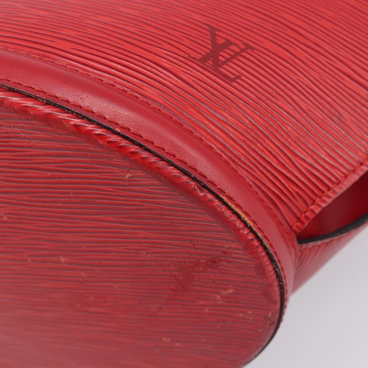 LOUIS VUITTON Epi Saint Jacques Shopping Shoulder Bag Red M52277 LV Auth BA16428