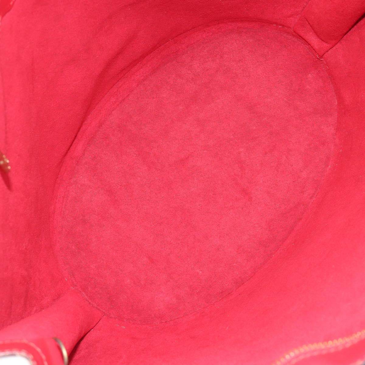 LOUIS VUITTON Epi Saint Jacques Shopping Shoulder Bag Red M52277 LV Auth BA16428