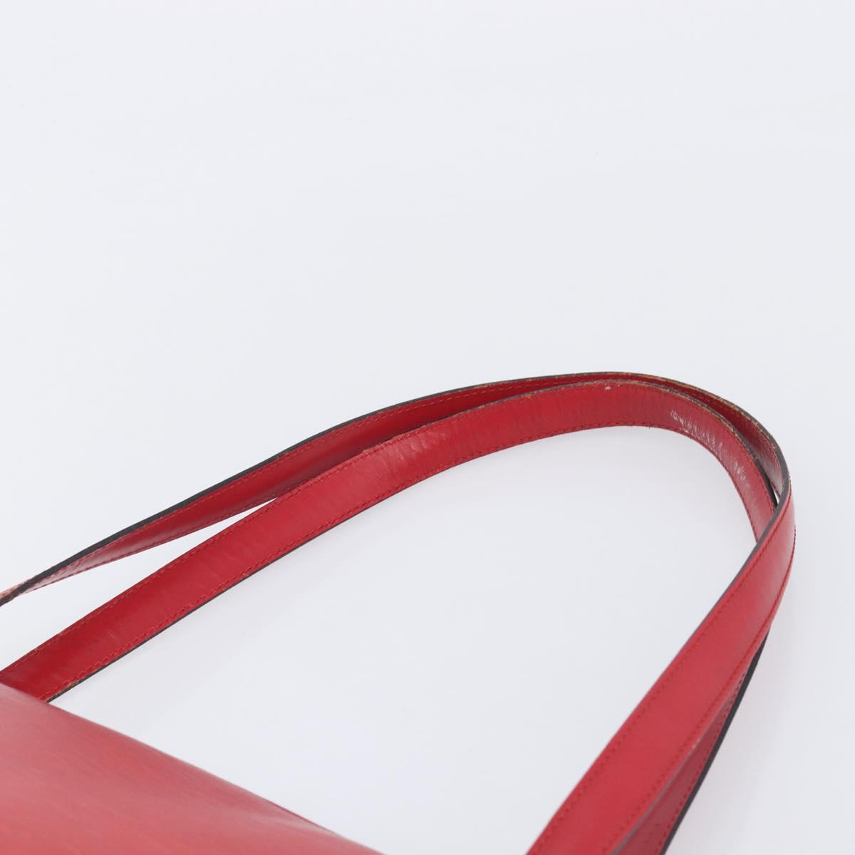 LOUIS VUITTON Epi Saint Jacques Shopping Shoulder Bag Red M52277 LV Auth BA16428