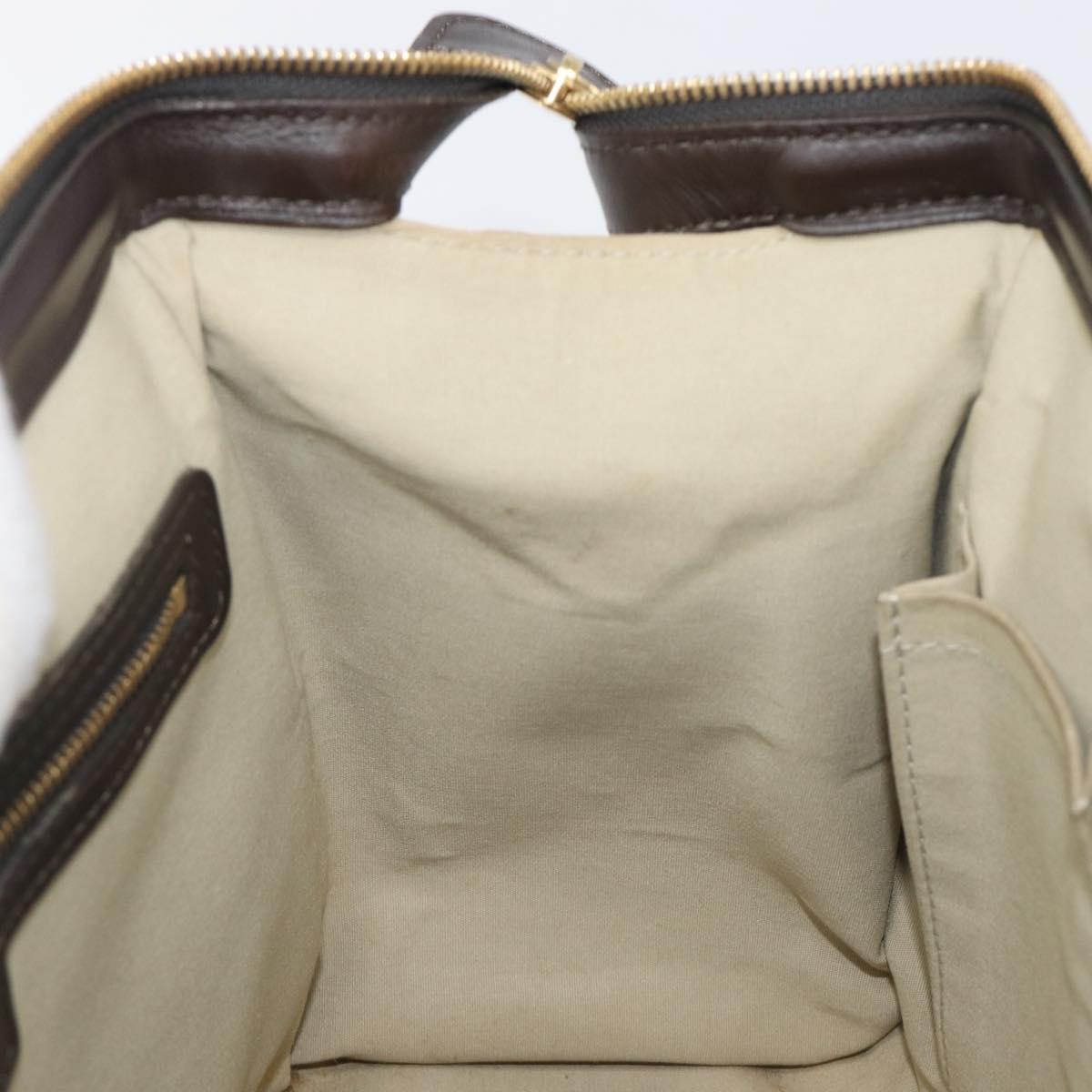 LOUIS VUITTON Monogram Mini Josephine PM Hand Bag Khaki M92215 LV Auth BA16442A