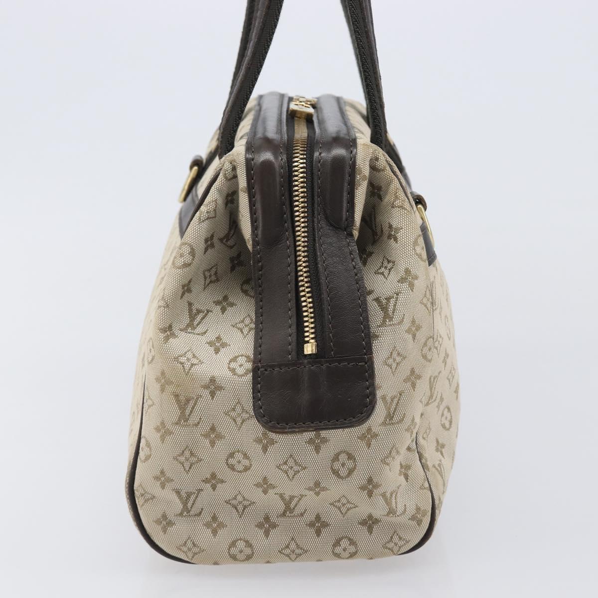 LOUIS VUITTON Monogram Mini Josephine PM Hand Bag Khaki M92215 LV Auth BA16442A
