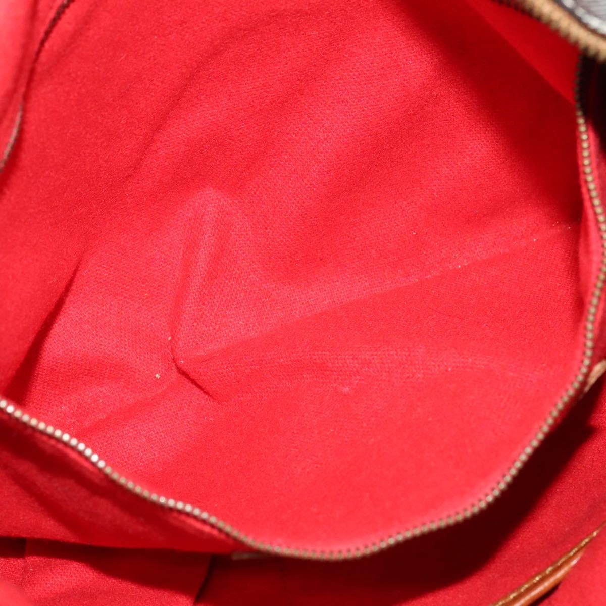 BURBERRY Shoulder Bag Canvas Brown Auth BA1646