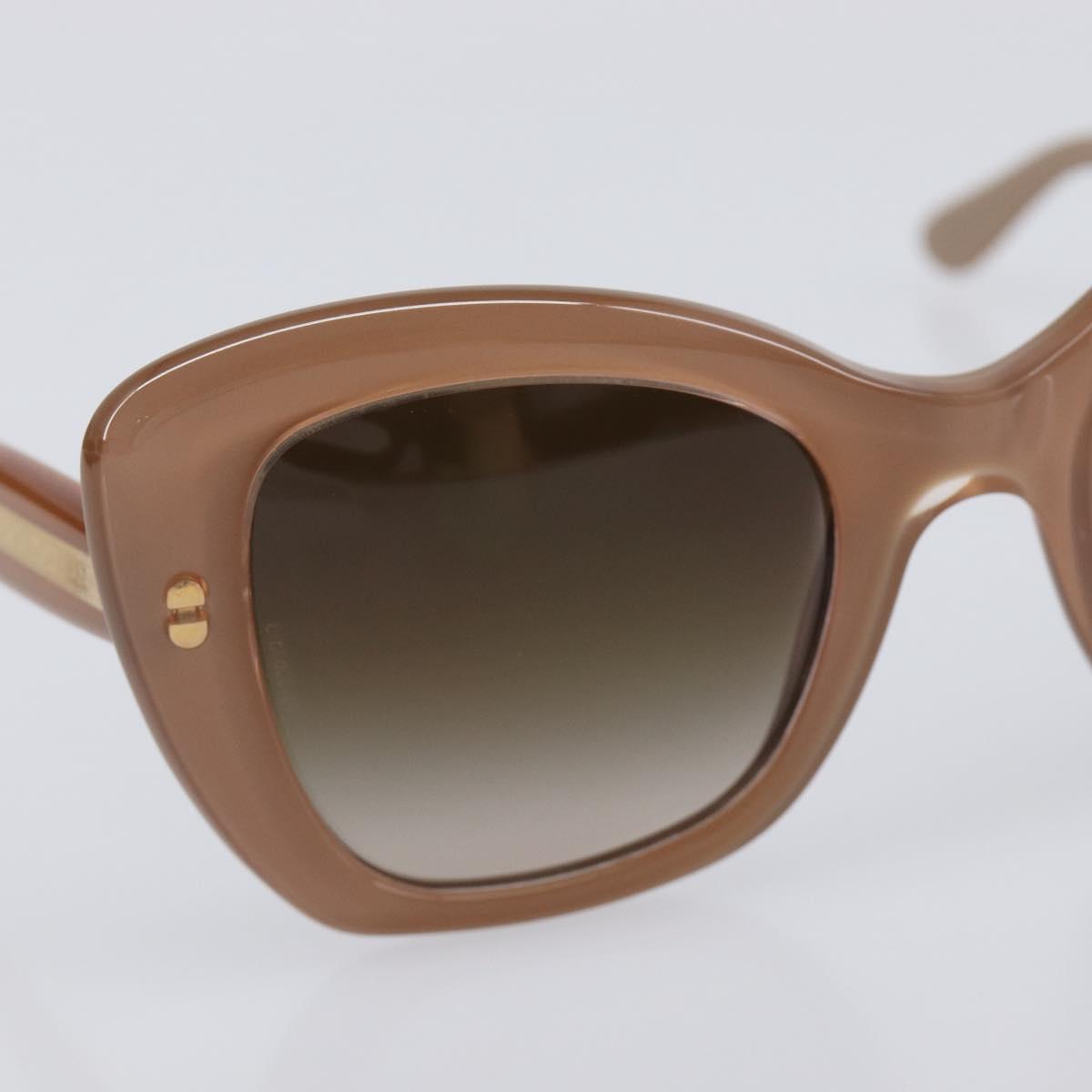Dolce & Gabbana Sunglasses Plastic Beige Gold Auth BA16469V