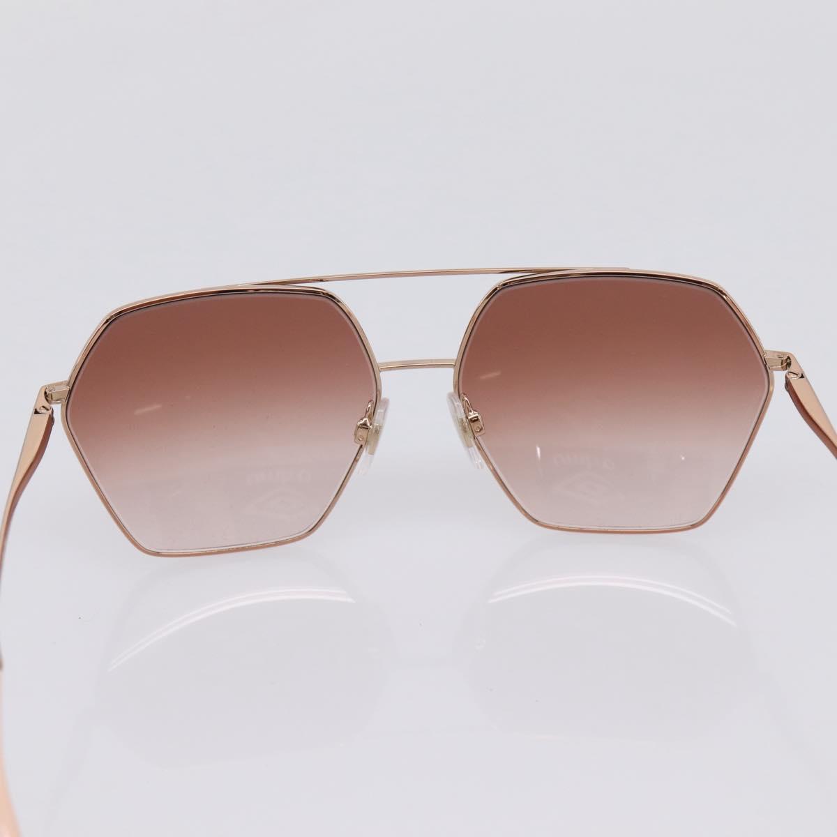 Dolce & Gabbana Sunglasses Metal Beige Gold Auth BA16472