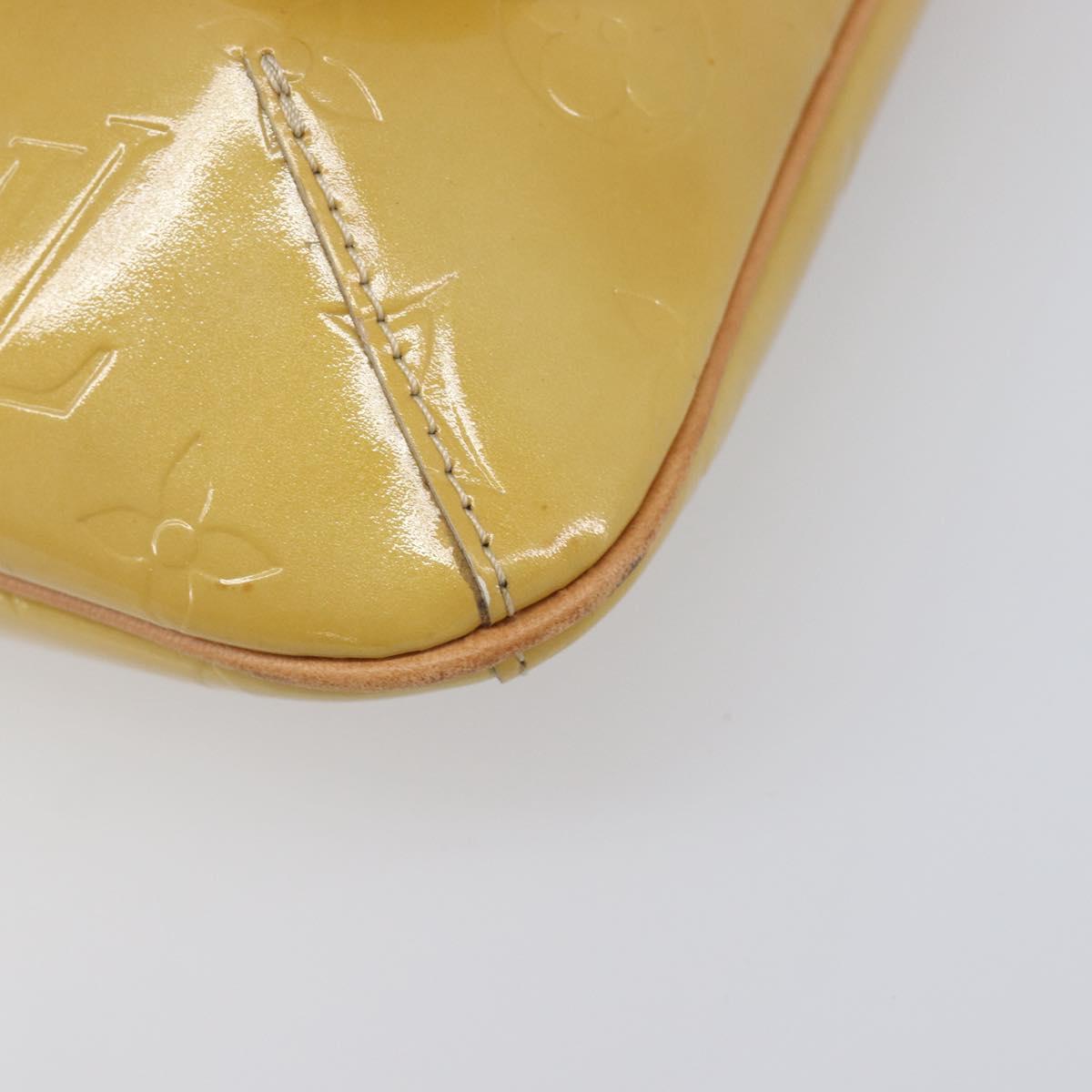 LOUIS VUITTON Monogram Vernis Thompson Street Bag Beige M91301 LV Auth BA16484A