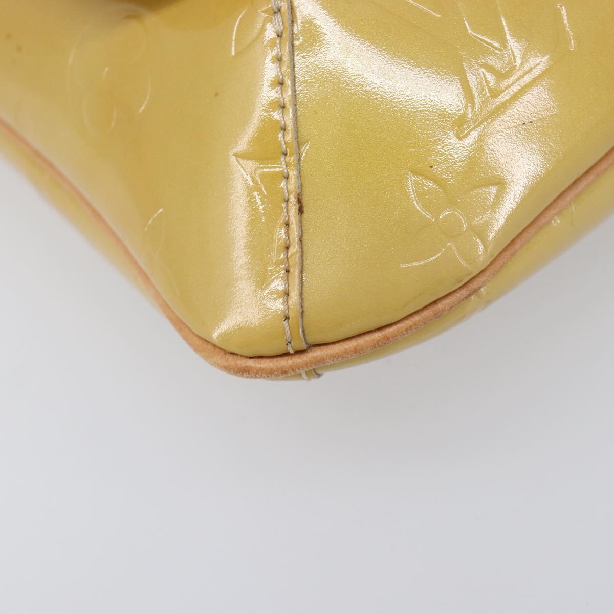 LOUIS VUITTON Monogram Vernis Thompson Street Bag Beige M91301 LV Auth BA16484A