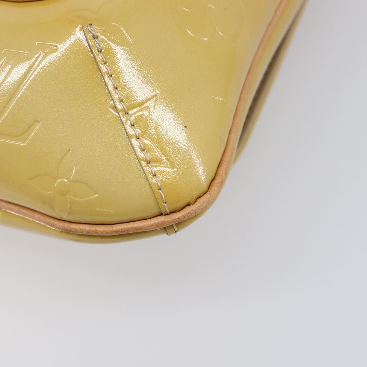 LOUIS VUITTON Monogram Vernis Thompson Street Bag Beige M91301 LV Auth BA16484A