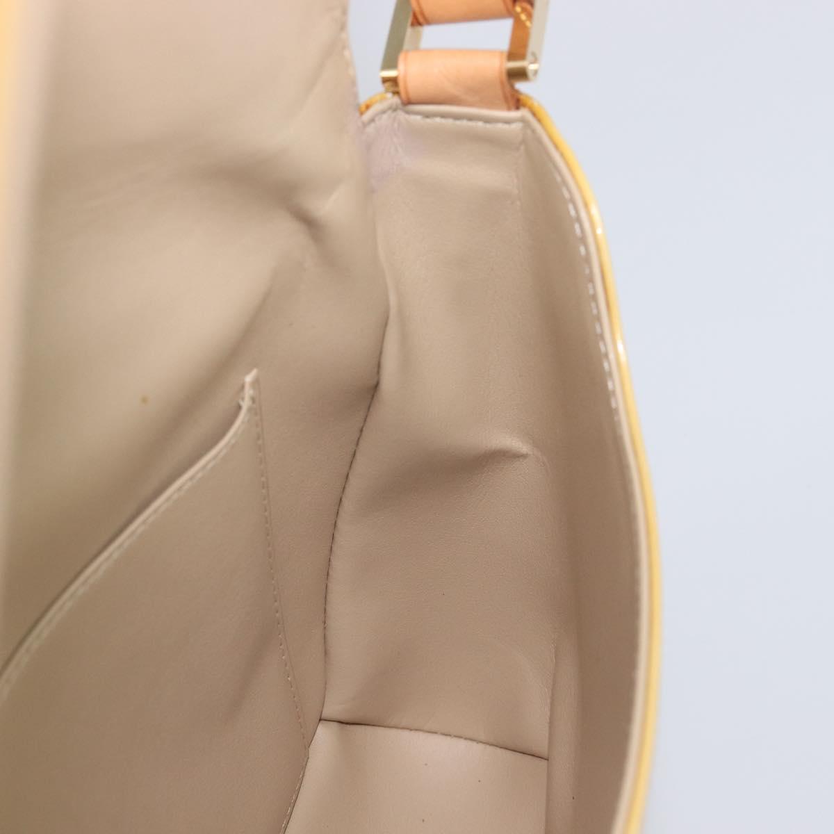 LOUIS VUITTON Monogram Vernis Thompson Street Bag Beige M91301 LV Auth BA16484A