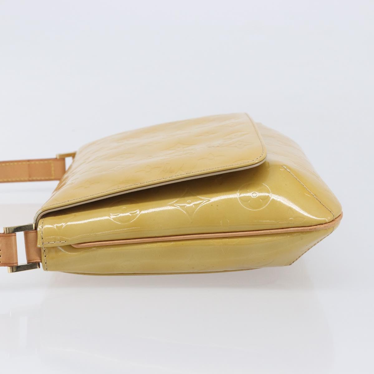 LOUIS VUITTON Monogram Vernis Thompson Street Bag Beige M91301 LV Auth BA16484A