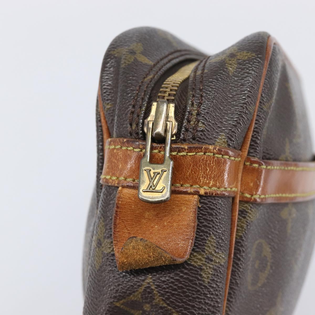 LOUIS VUITTON Monogram Compiegne 28 Clutch Bag M51845 LV Auth BA16487
