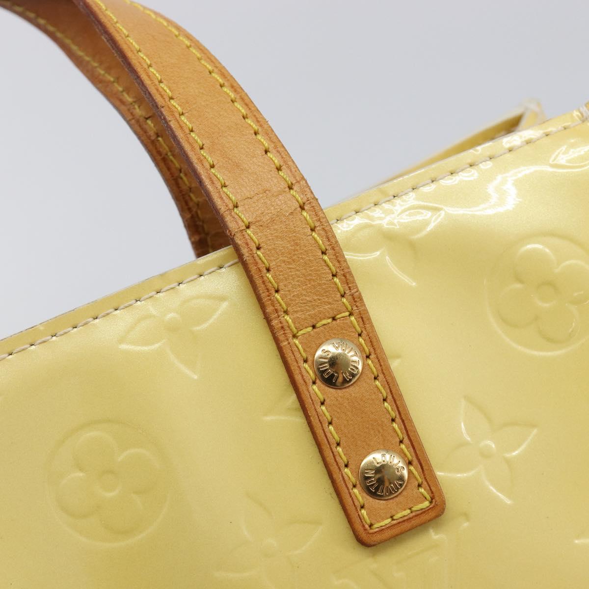 LOUIS VUITTON Monogram Vernis Reade PM Hand Bag Gris M91145 LV Auth BA16490