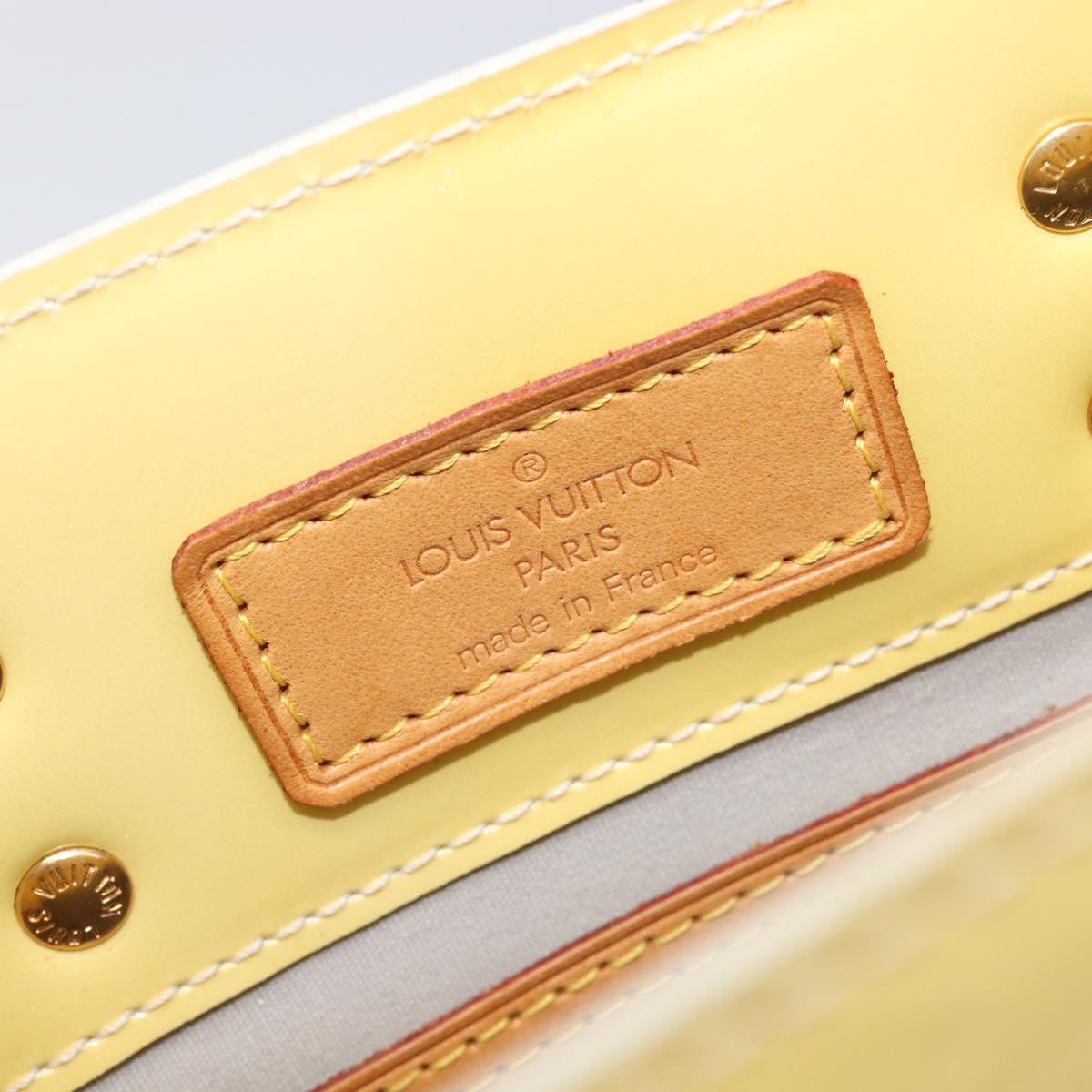 LOUIS VUITTON Monogram Vernis Reade PM Hand Bag Gris M91145 LV Auth BA16490