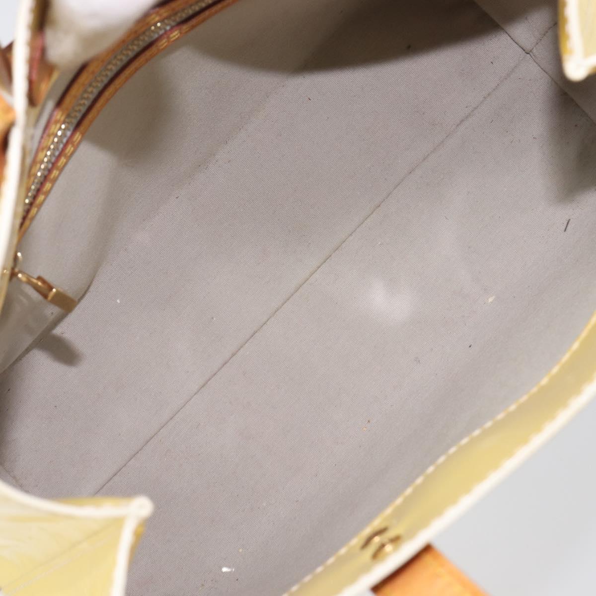 LOUIS VUITTON Monogram Vernis Reade PM Hand Bag Gris M91145 LV Auth BA16490