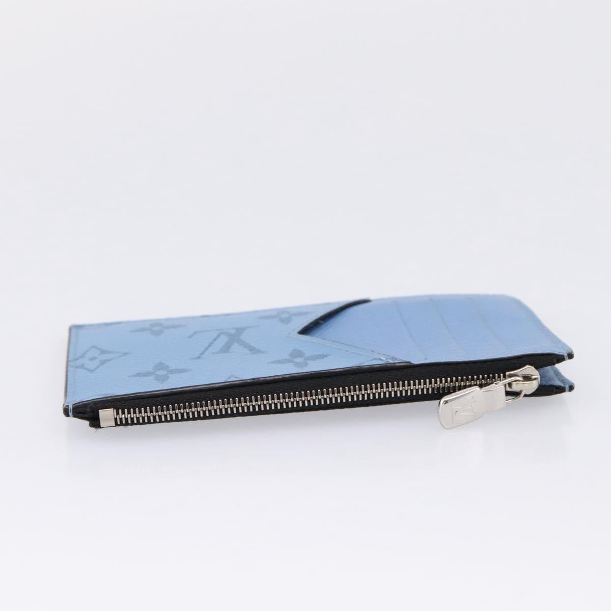 LOUIS VUITTON Taigalama Fragment Case Blue M30785 LV Auth BA16501