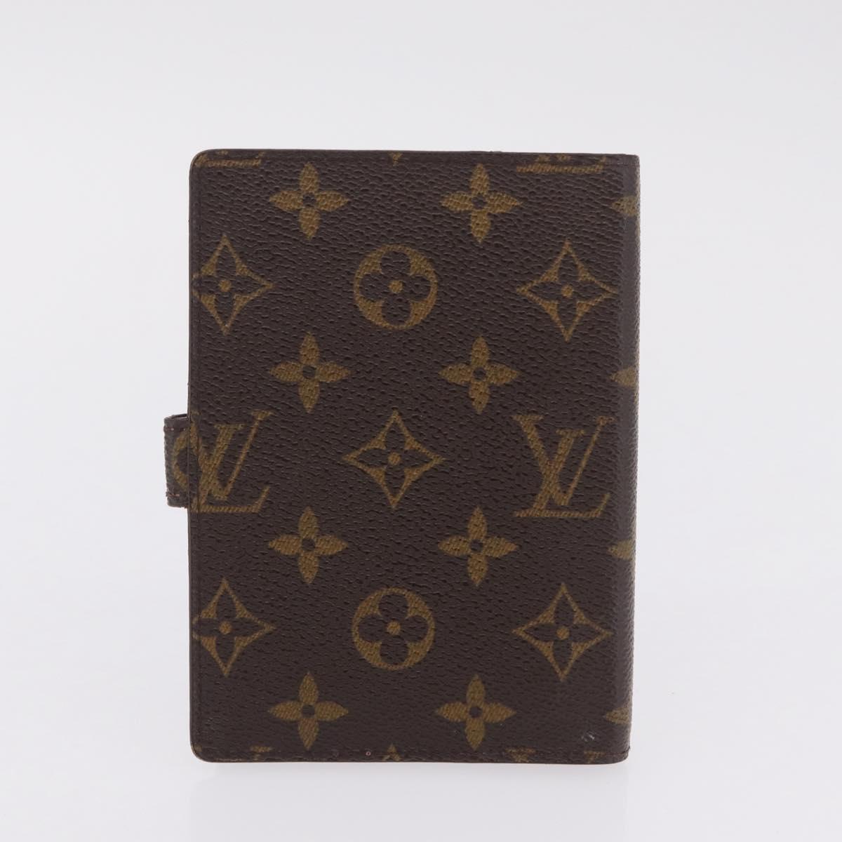 LOUIS VUITTON Monogram Agenda PM Day Planner Cover 2 Set LV Auth BA16515