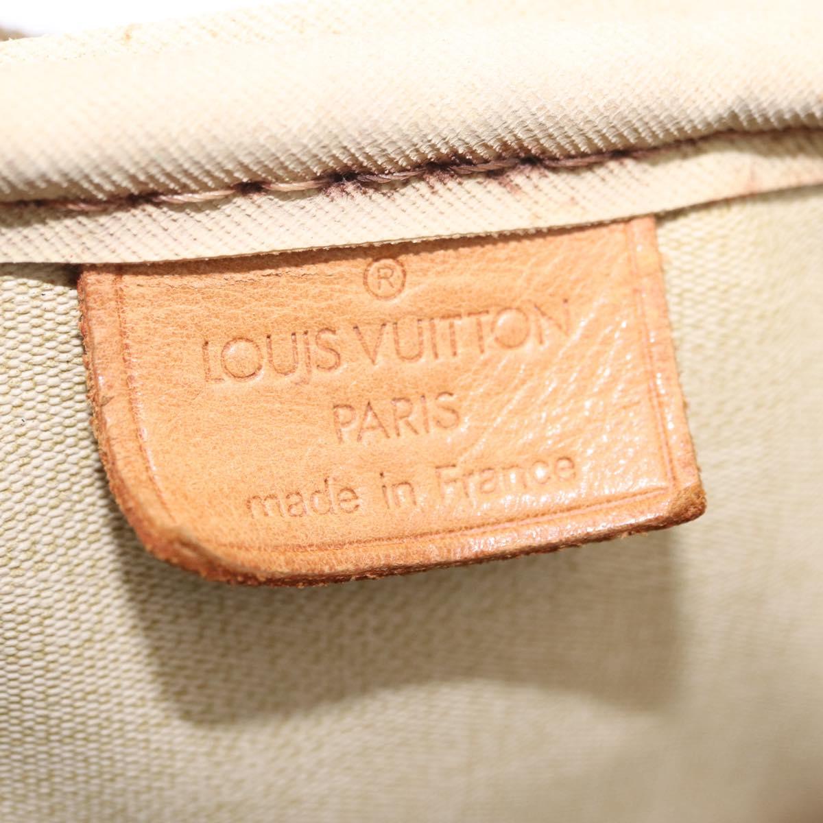 LOUIS VUITTON Monogram Deauville Hand Bag M47270 LV Auth BA16520