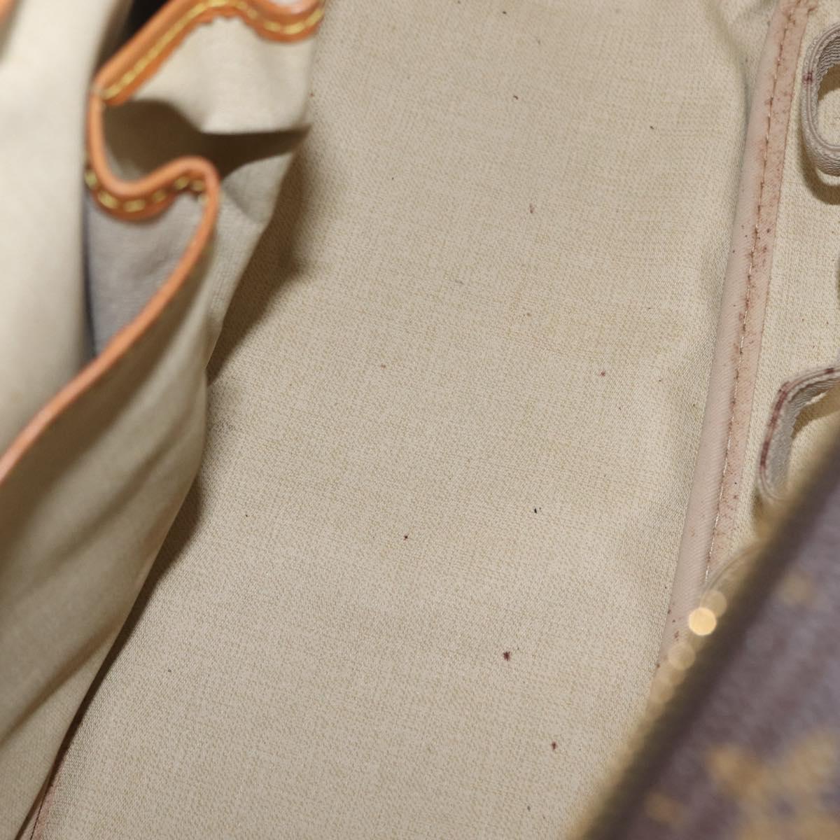 LOUIS VUITTON Monogram Deauville Hand Bag M47270 LV Auth BA16520