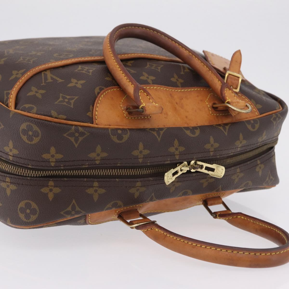 LOUIS VUITTON Monogram Deauville Hand Bag M47270 LV Auth BA16520