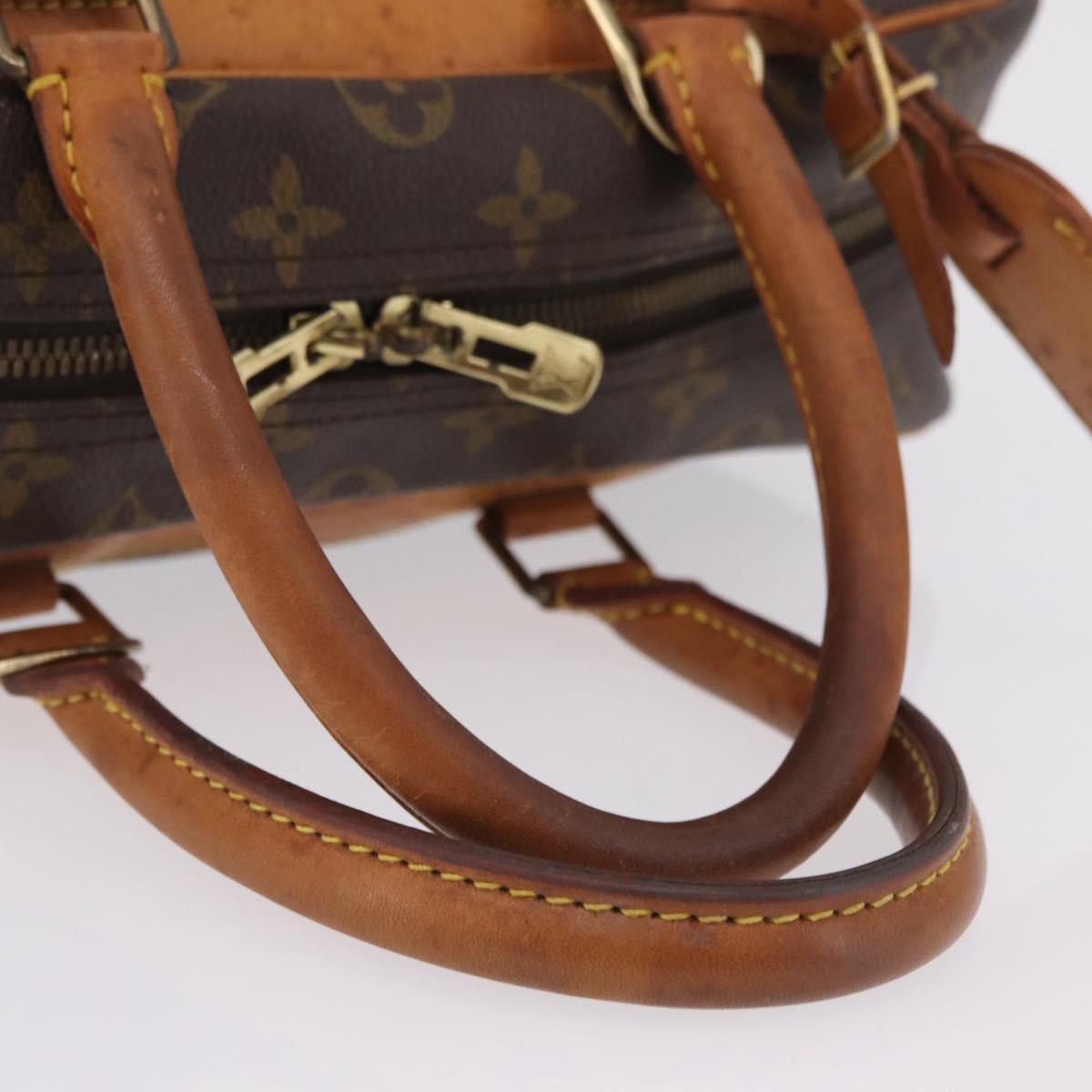 LOUIS VUITTON Monogram Deauville Hand Bag M47270 LV Auth BA16520
