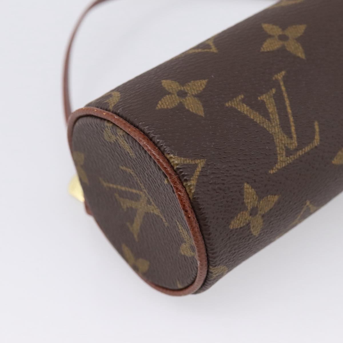 LOUIS VUITTON Monogram Papillon Pouch Pouch LV Auth BA16521
