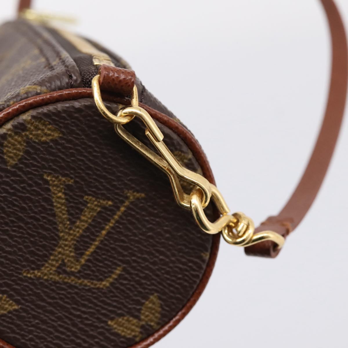 LOUIS VUITTON Monogram Papillon Pouch Pouch LV Auth BA16521