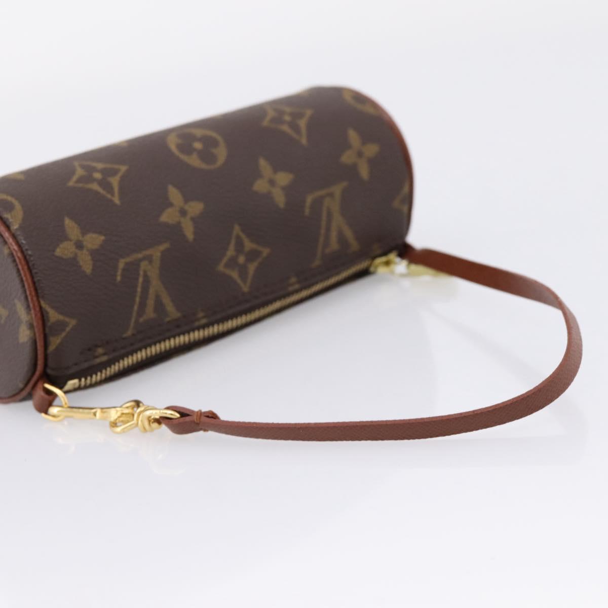 LOUIS VUITTON Monogram Papillon Pouch Pouch LV Auth BA16521