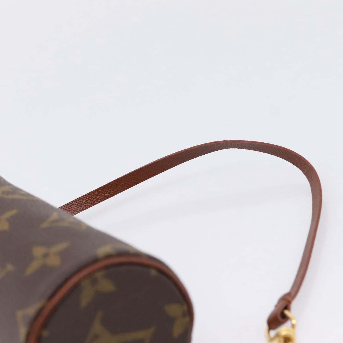 LOUIS VUITTON Monogram Papillon Pouch Pouch LV Auth BA16521