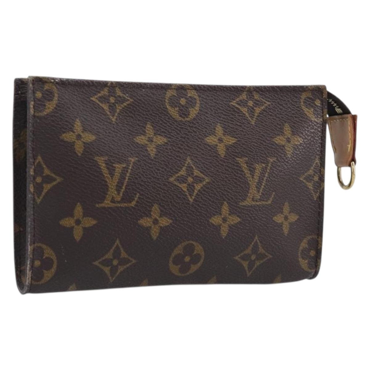 LOUIS VUITTON Monogram Bucket PM Pouch Accessory Pouch LV Auth BA16524