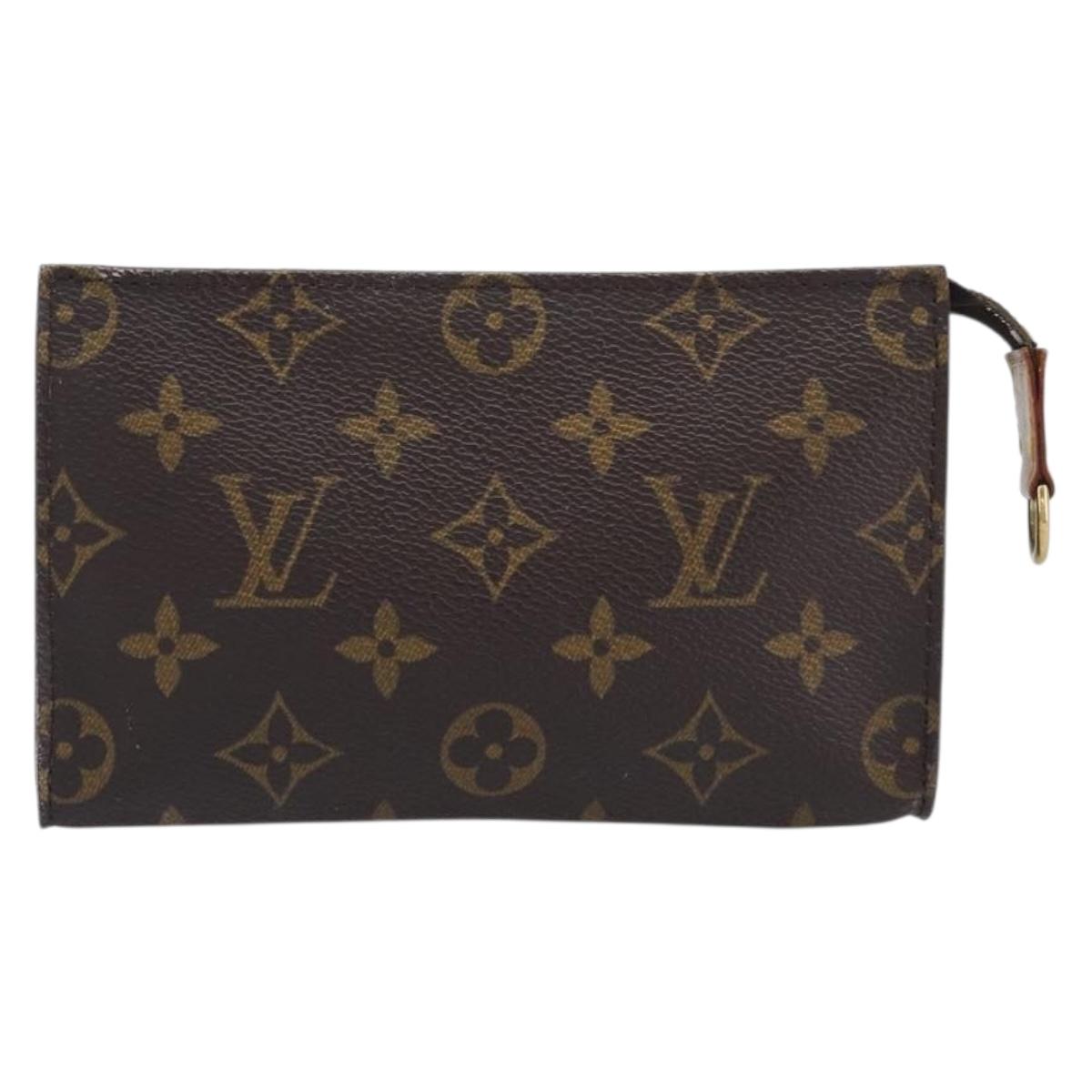 LOUIS VUITTON Monogram Bucket PM Pouch Accessory Pouch LV Auth BA16524