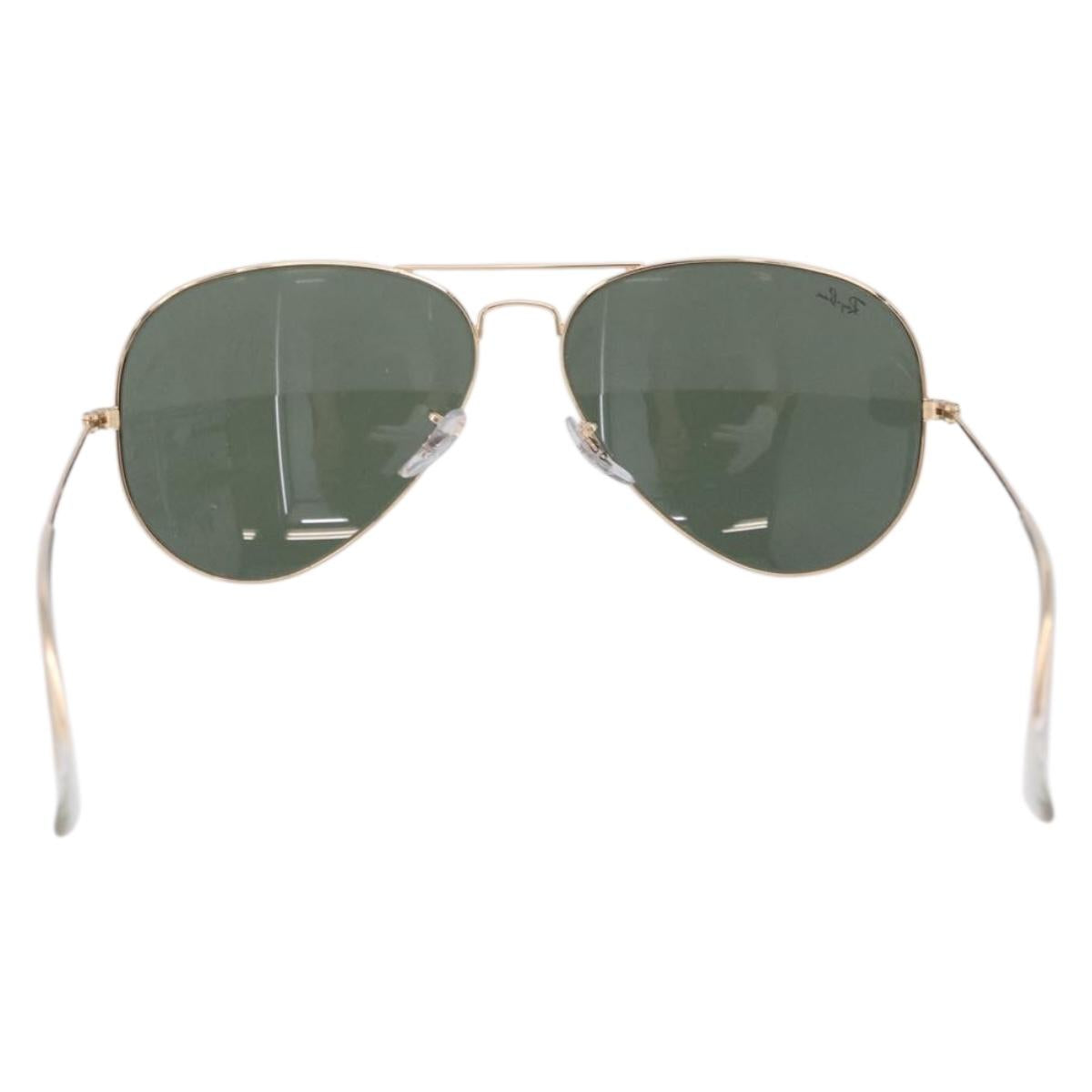 LOEWE Rayban Sunglasses Metal 2 Set Brown Gold Tone Auth BA16526
