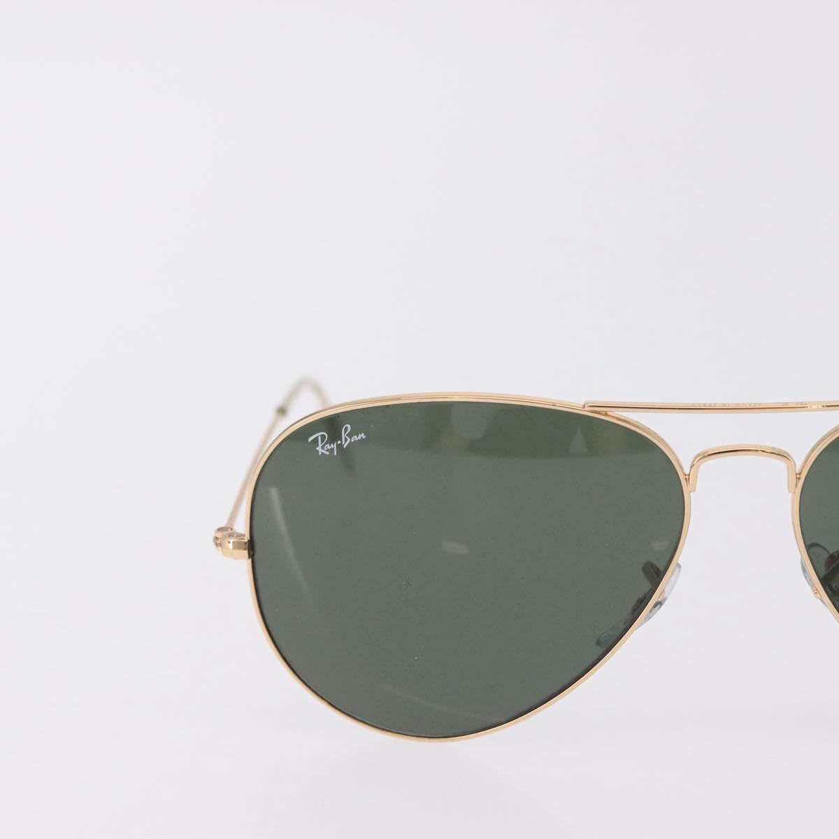 LOEWE Rayban Sunglasses Metal 2 Set Brown Gold Tone Auth BA16526