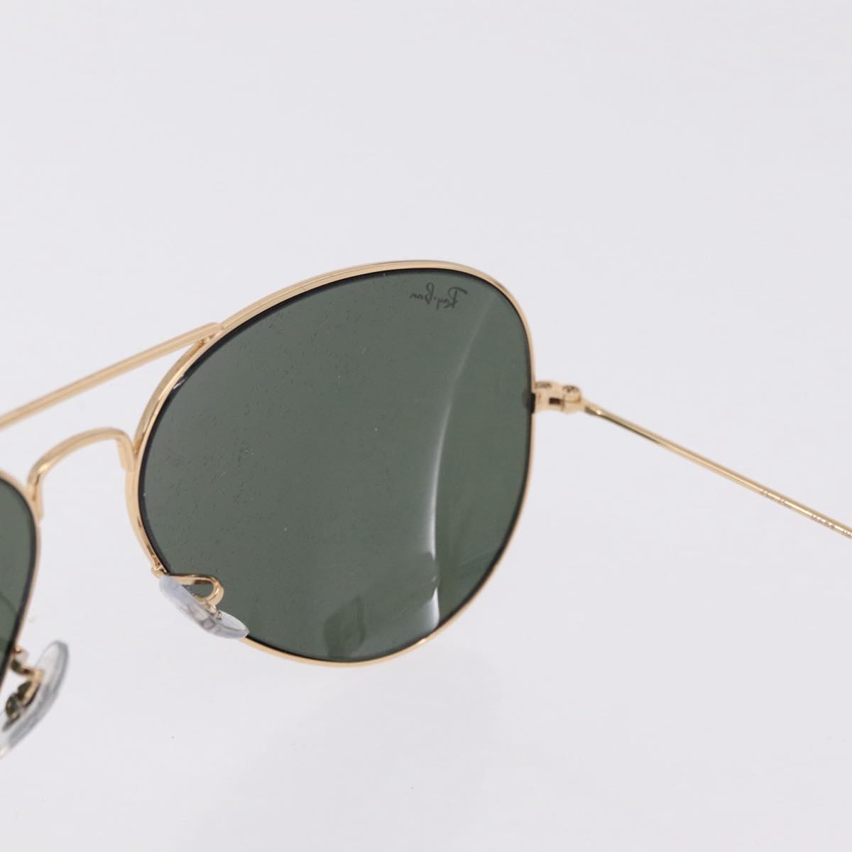 LOEWE Rayban Sunglasses Metal 2 Set Brown Gold Tone Auth BA16526
