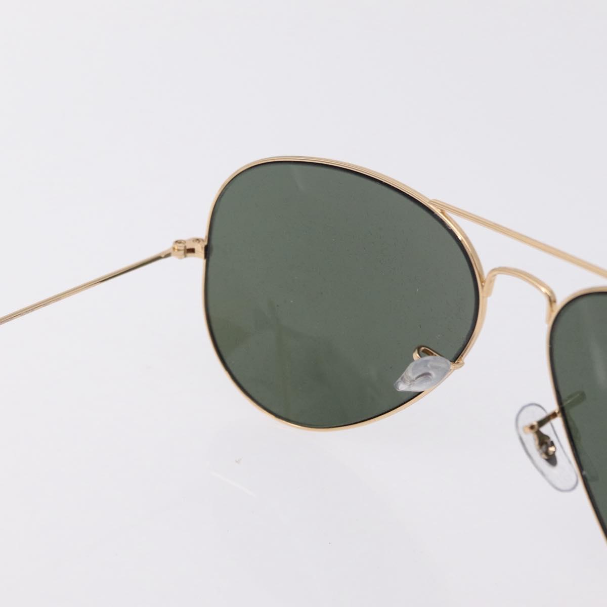 LOEWE Rayban Sunglasses Metal 2 Set Brown Gold Tone Auth BA16526