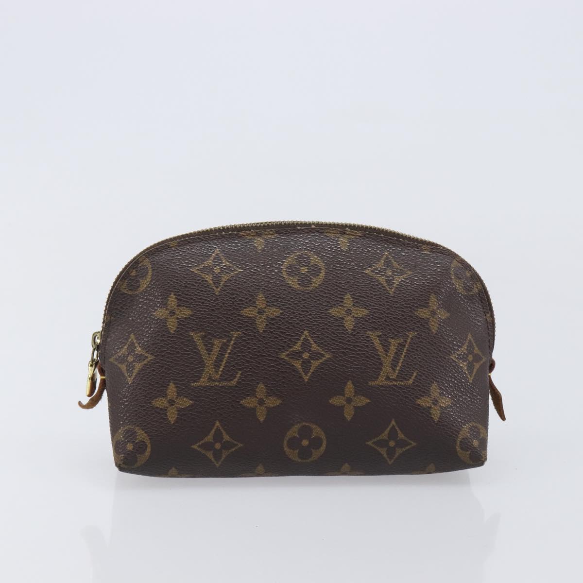 LOUIS VUITTON Monogram Pouch 2 Set LV Auth BA16535