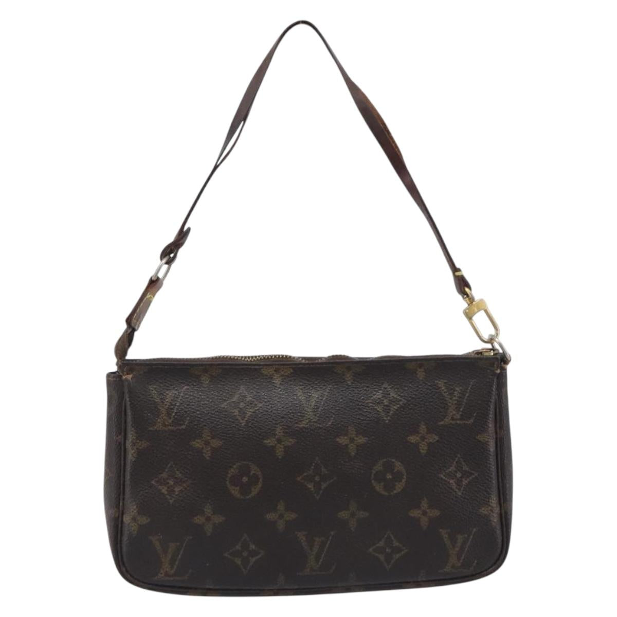 LOUIS VUITTON Monogram Pouch 2 Set LV Auth BA16535
