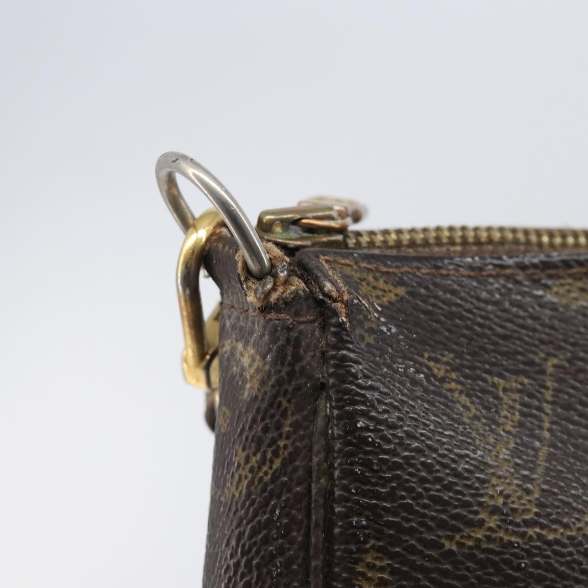 LOUIS VUITTON Monogram Pouch 2 Set LV Auth BA16535